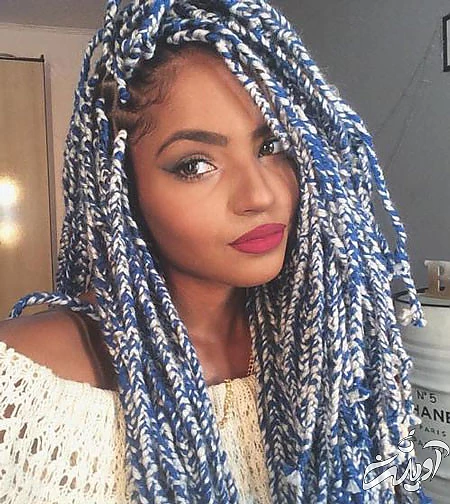 بافت مو با کاموا,انواع بافت مو با کاموا,بافت مو با کاموا با آموزش مرحله به مرحله